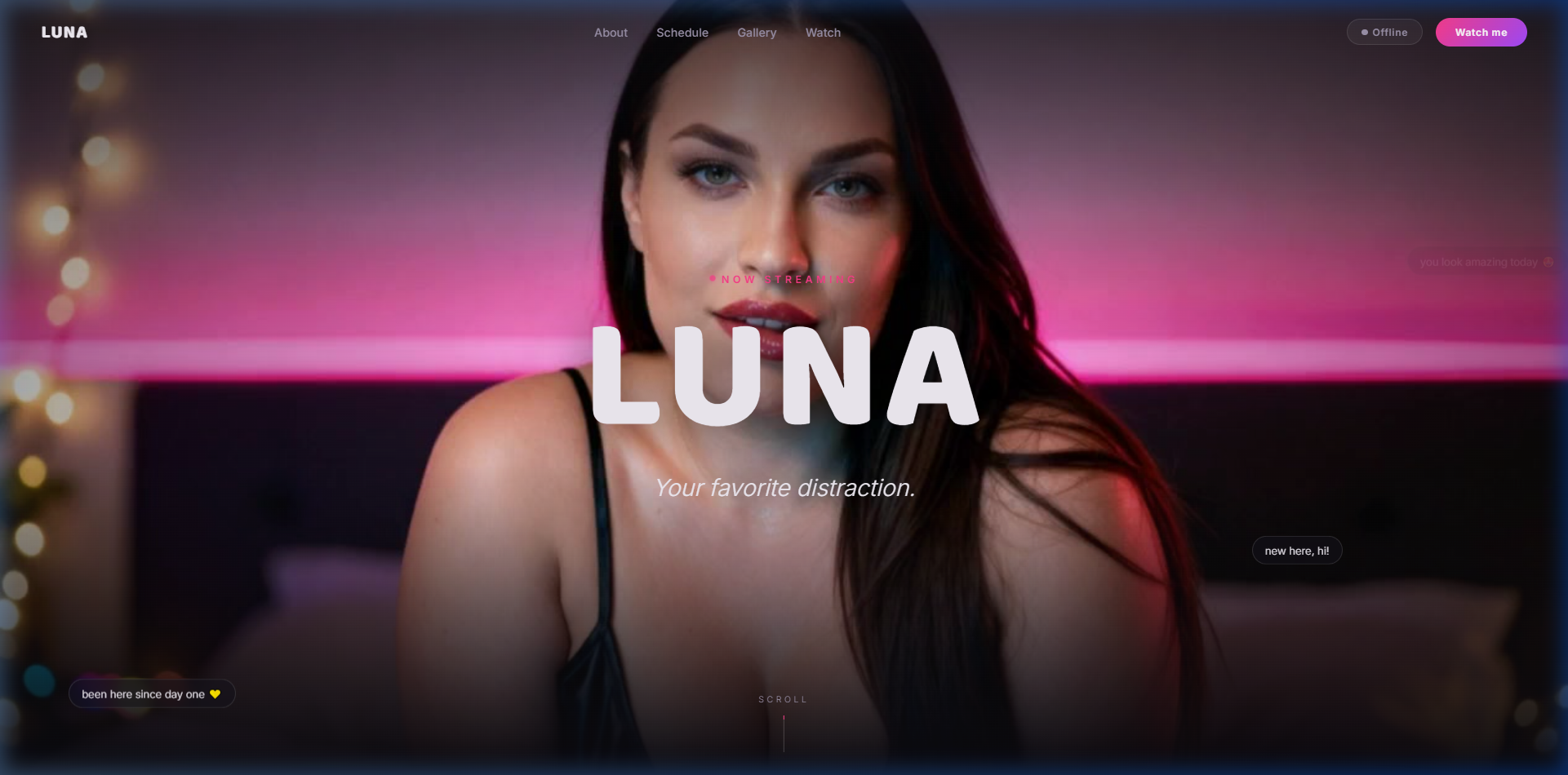 The Room VIP Site Template